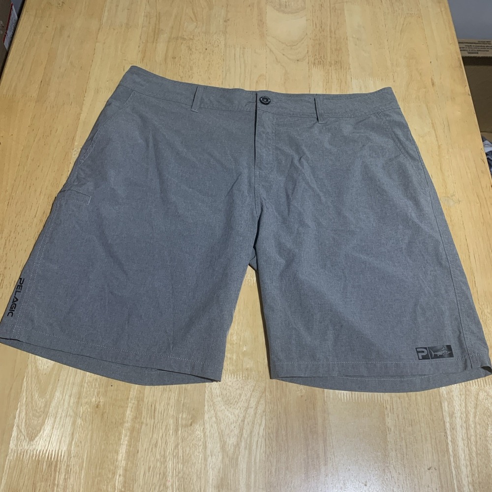 Pelagic‎ High Performance Shorts Mens Size 40 Gray Fishing Hiking